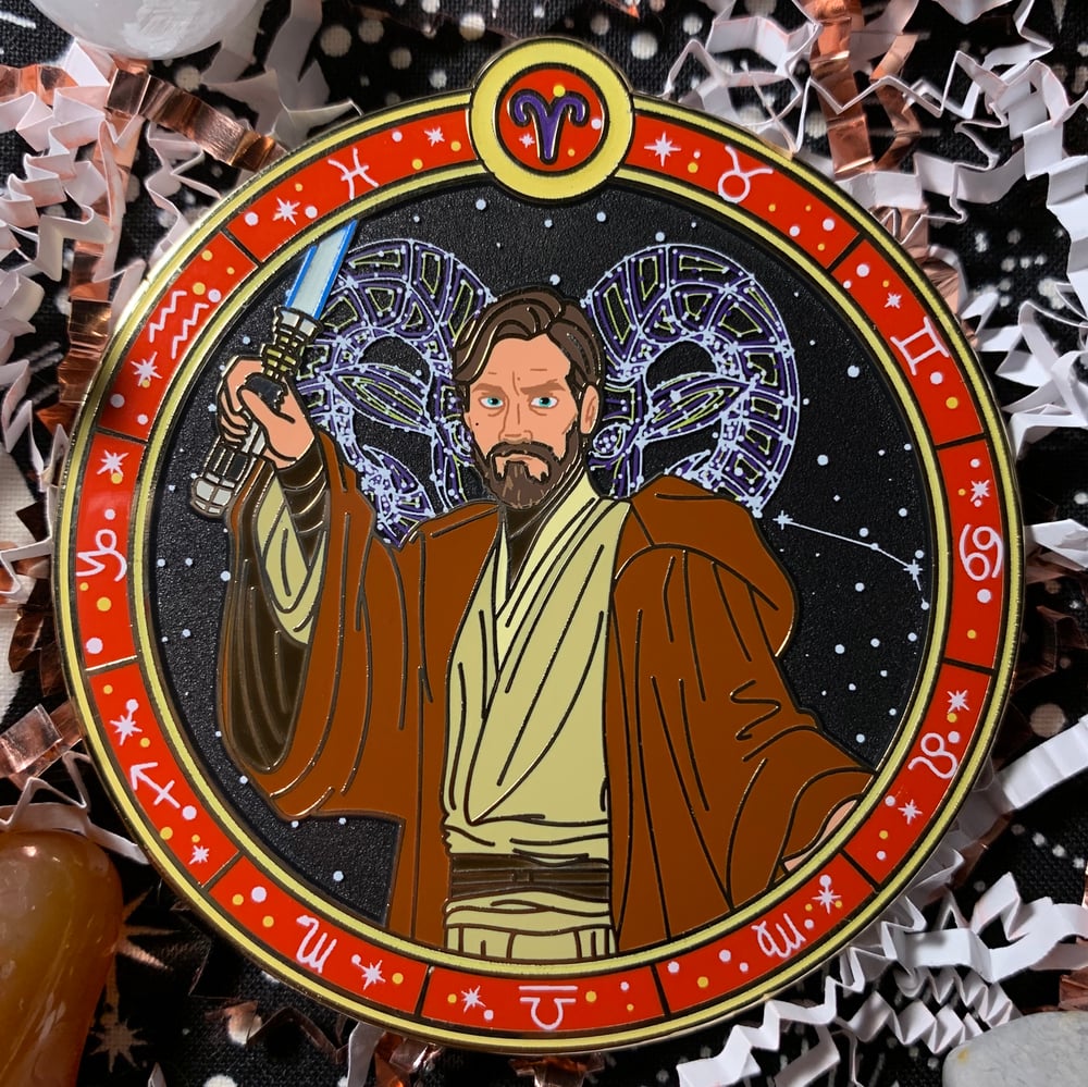 Aries Obi Wan Kenobi Pin