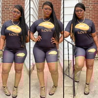 Image 1 of LOVE me more 2 piece short set 