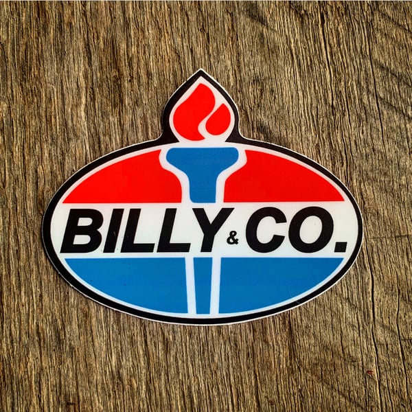 Image of BILLY & CO 3” DECAL 