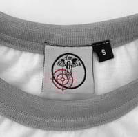 Image 3 of LONE UNIVERSITY SHOOTING SCHOOL RINGER TEE (GREY)