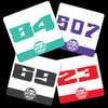 Track Number Plates - Square & Round