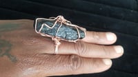 Image 1 of Tourmaline Copper Wrapped Ring