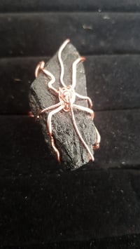Image 2 of Tourmaline Copper Wrapped Ring
