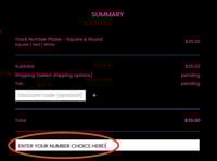 Image 3 of Track Number Plates - Square & Round
