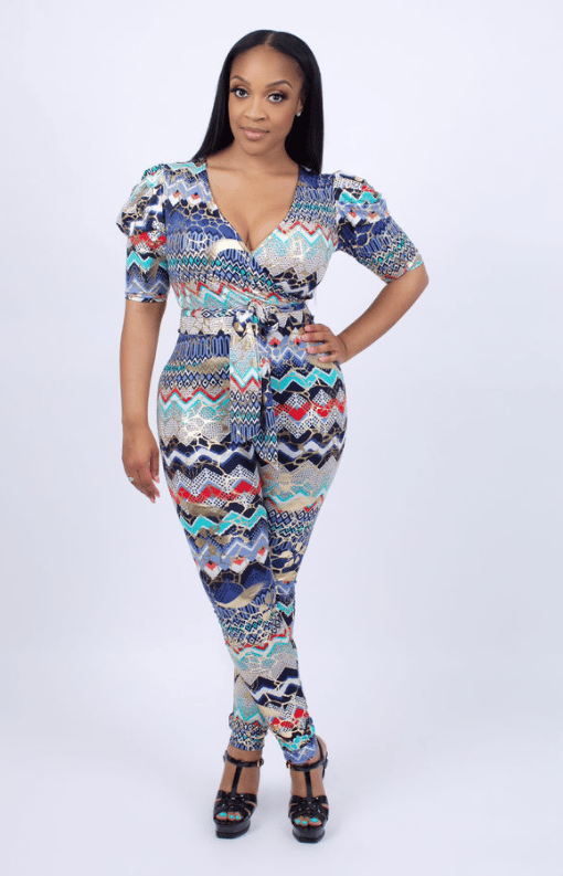 Image of Pattern Blend Jumpsuits
