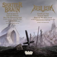 Image 2 of Shatter Brain / Requiem Split Vinyl LP