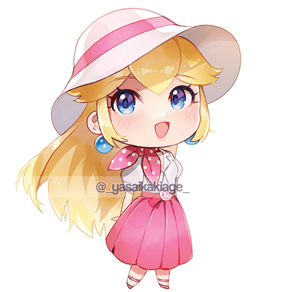 Image of Peach (Summer) Acrylic Charm