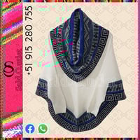 PONCHOS DE ALPACA CON MANGAS
