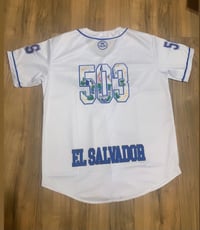 Image 1 of El Salvador baseball Jersey ES 