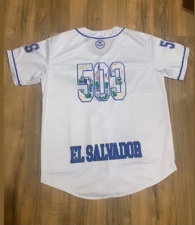 El Salvador baseball Jersey ES | SalviPride503-Tienda