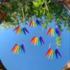 Pride Flag Hoop Earrings