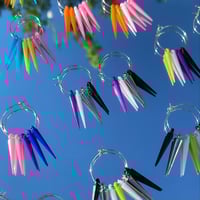 Image 4 of Pride Flag Hoop Earrings