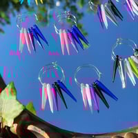 Image 5 of Pride Flag Hoop Earrings