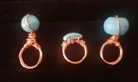 Image 1 of Turquoise Crystal Rings (1)