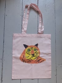 Big cat Tote bag 