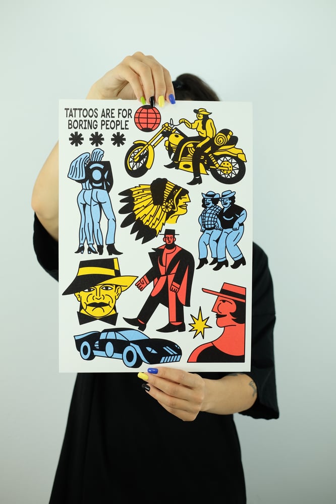 Image of ON SALE- TATTOOS ARE FOR BORING PEOPLE