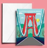  Clifton Suspension Bridge  Greeting Card