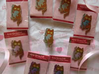 Image 2 of SALE!! Lovey Dovey Cats ENAMEL PINS Collection - Love Yourself