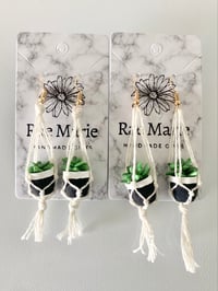 Macrame Planter Earrings