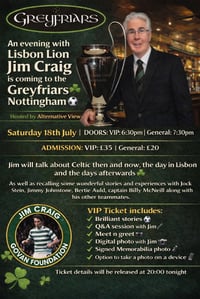 Lisbon Lion - Jim Craig - GENERAL SALE