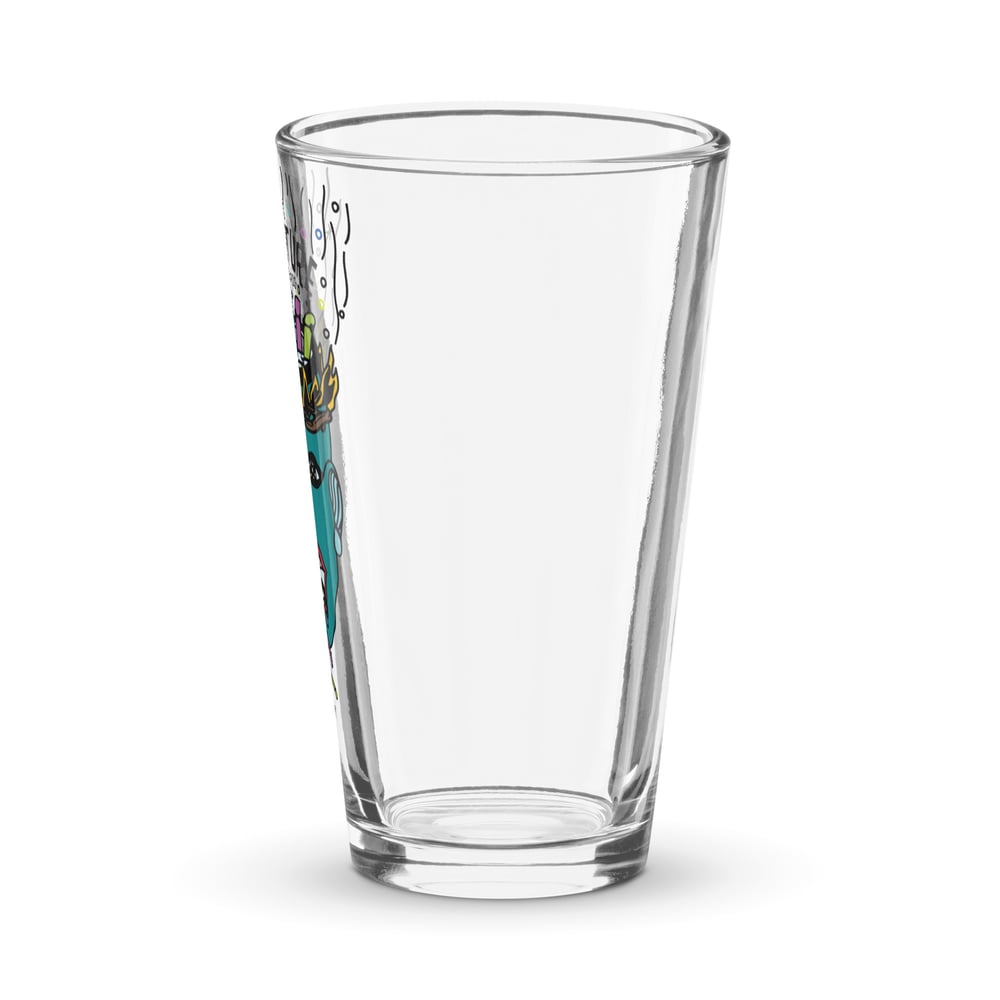 hot tub head pint glass