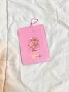 sunset doodles acrylic pc holder