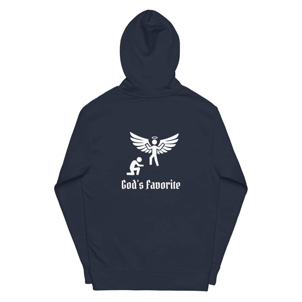 God's Favorite Hoodie (White Print)