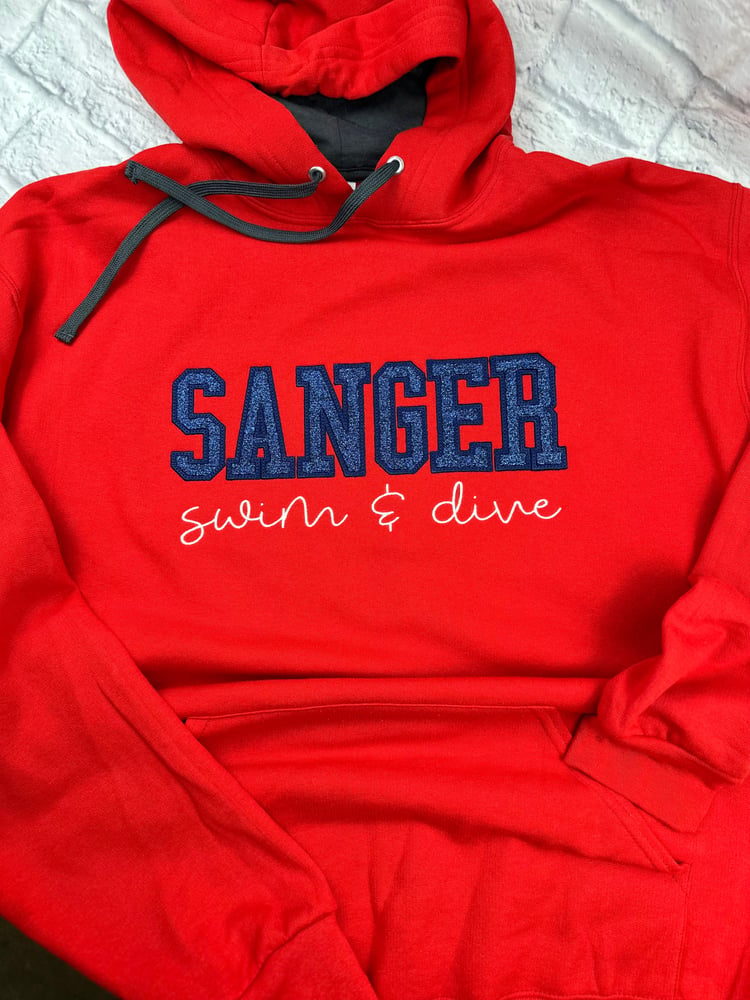 Image of Embroidered Sanger Swim & Dive Sweatshirt 