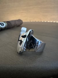 Image 1 of BV MASK SILVER ring