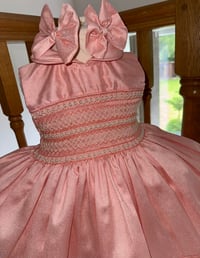 Image 4 of Peach shimmer sleeveless 