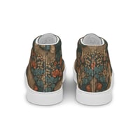 Image 15 of Boho Nature Cottagecore Inspired Deer in The Forest Women’s high top canvas shoes