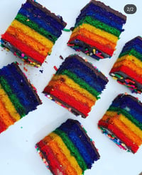 Pride Rainbow Cookies 