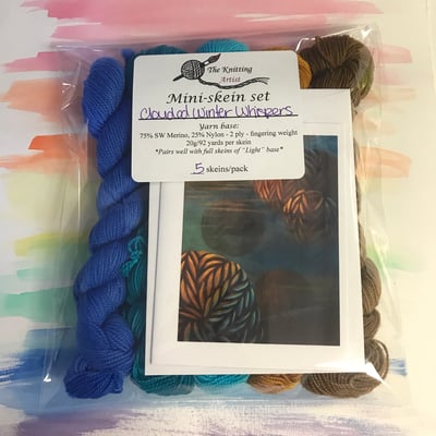Image of 5-skein Mini Set - Clouded Winter Whispers