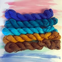 Image 1 of 5-skein Mini Set - Clouded Winter Whispers