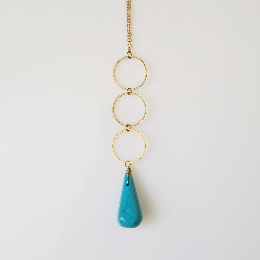 Image of Circles + Turquoise, Worn on Firefly Lane and Gifted to Home Economics