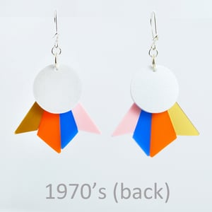 Image of Starburst Earrings 1970's and Rainbow