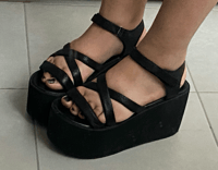 Image 3 of Elfie Platform Sandals