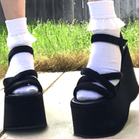 Image 1 of Elfie Platform Sandals