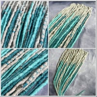Blue Ombre Crochet Double Ended Dreads