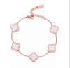 Elegant Luxury Clover Chain Bracelets 18k Gold Pl