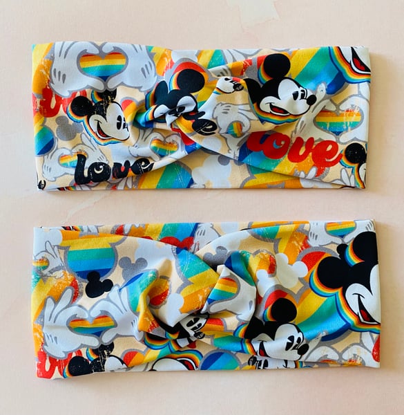 Image of Mickey pride twist headbands 