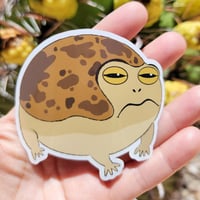 Image 3 of Angry Froggo Vinyl Sticker