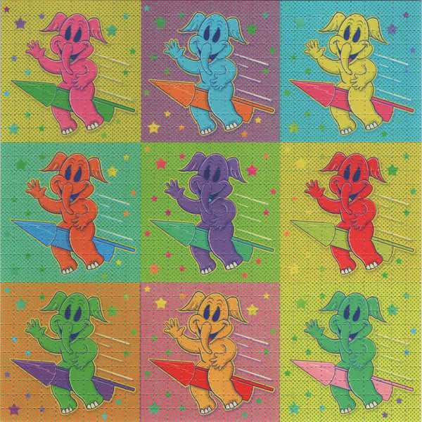Image of DUMBO FANTASIA 9 PANEL / BLOTTER ART