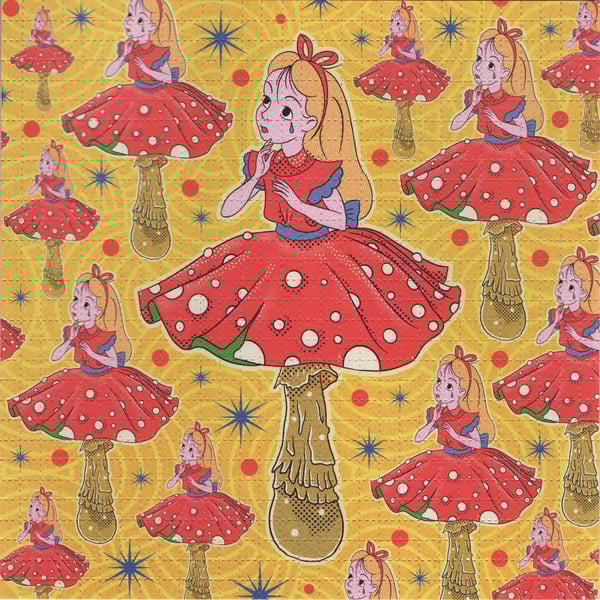 Image of MUSHROOM ALICE / BLOTTER ART