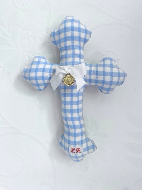 Image of croix en tissu ancien 