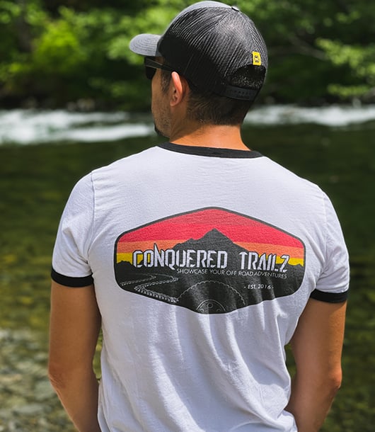 Image of Conquered Trailz Retro Ringer Tee