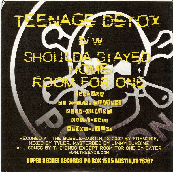 The Ends “Teenage Detox” 7”