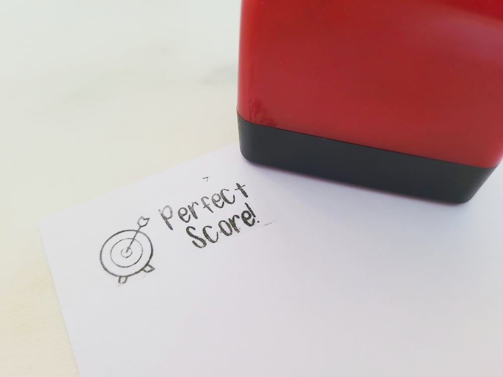 Perfect Score Stamp
