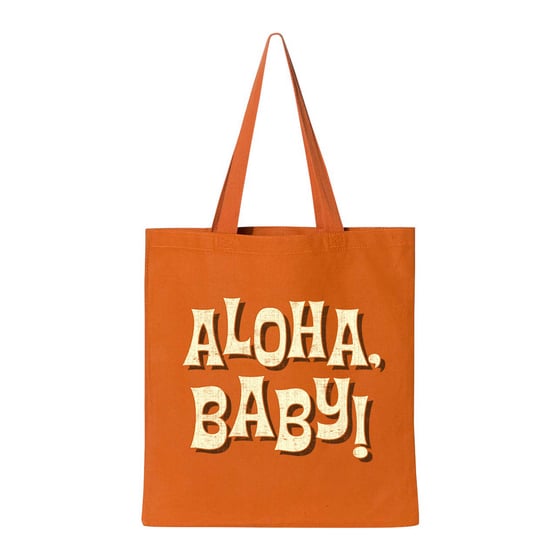 Image of Tikiyaki Orchestra - "Aloha, Baby" Orange Bag