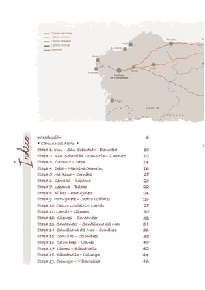 Image of EL CAMINO DE SANTIAGO. NORTE, PRIMITIVO Y FINISTERRE.          CUADERNO DEL PEREGRINO.
